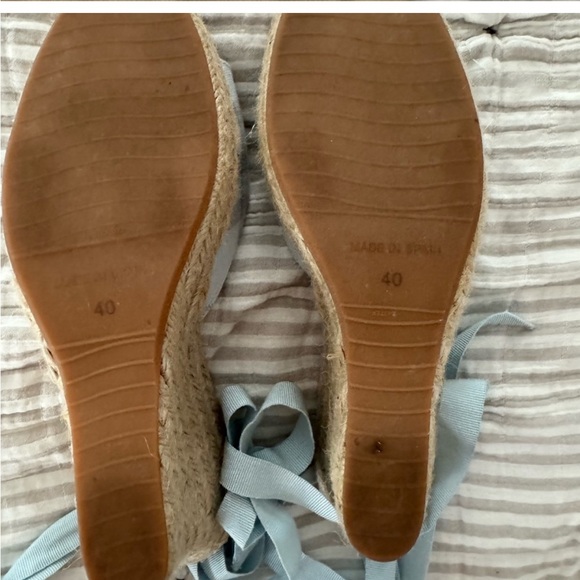 Burberry Tan and Blue Espadrilles with Smooth Sole - Picture 2 of 4